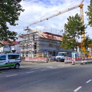Neue Baustelle in Metzingen